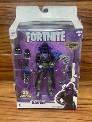 Fortnite Legendary Series Raven 6'' Action Figure Epic Games HEAVY PACKAGE WEAR