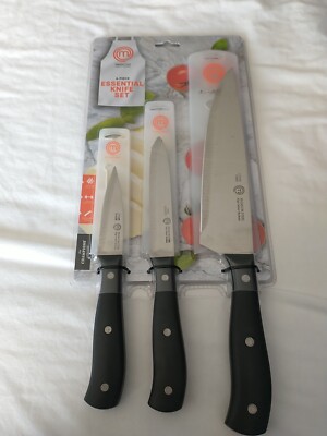 MasterChef Champions Collection 6pc. Knife Set Triple Rivet Full-Tang SS - New 