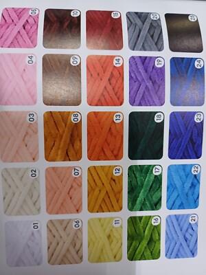 15g 18m Gründl Funny Mini Chenille Flauschgarn Wolle Stricken Häkeln Amigurumi