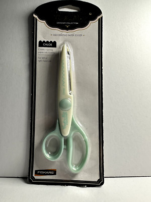 Fiskars Art Craft Scallop Edge Shape Scrapbook Christina Re design Scissors