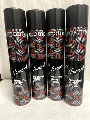 Matrix Vavoom Freezing Spray Extra Hold 15 oz -Set of 4 Cans Shipped Fast