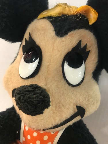 Vintage MINNIE MOUSE Walt Disney Characters Stuffed Animal Plush,approx. 14