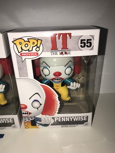 Pennywise 3-Pack Bundle Funko POP! #55 With Tim Curry Signed POP! W/ Beckett COA