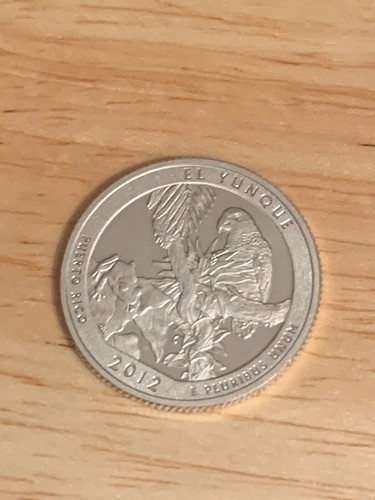 2012-S SILVER GEM Proof  Deep Cameo  US  Park Quarter (EL YUNQUE) 90% SILVER