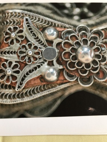 EARLY 19 CENTURY OTTOMAN EMPIRE STYLE SILVER BELT