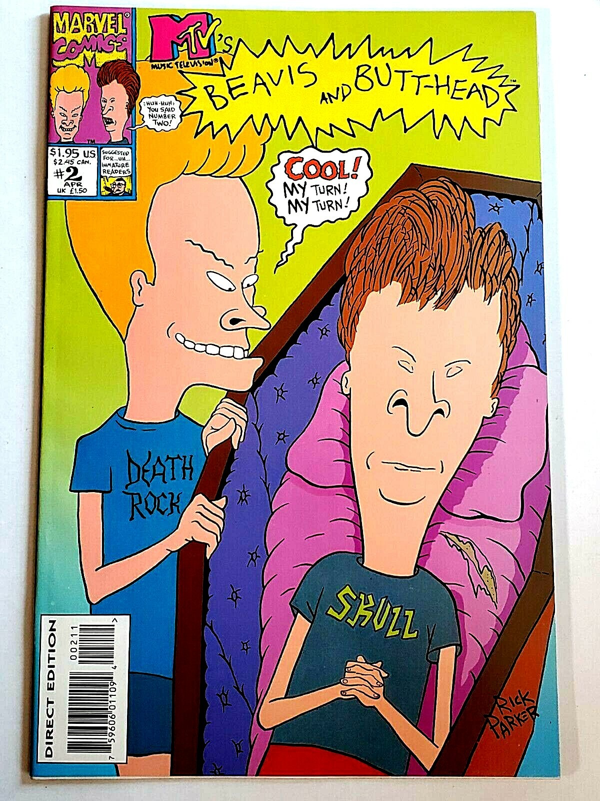 ☆Beavis and Butthead☆ ポスター　Vintage MTV Beavis and Butt-Head - MTV - Marvel Comics | Original