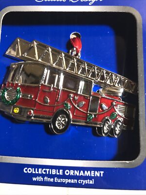 Regent Square Studio Design Fire Truck Christmas Ornament