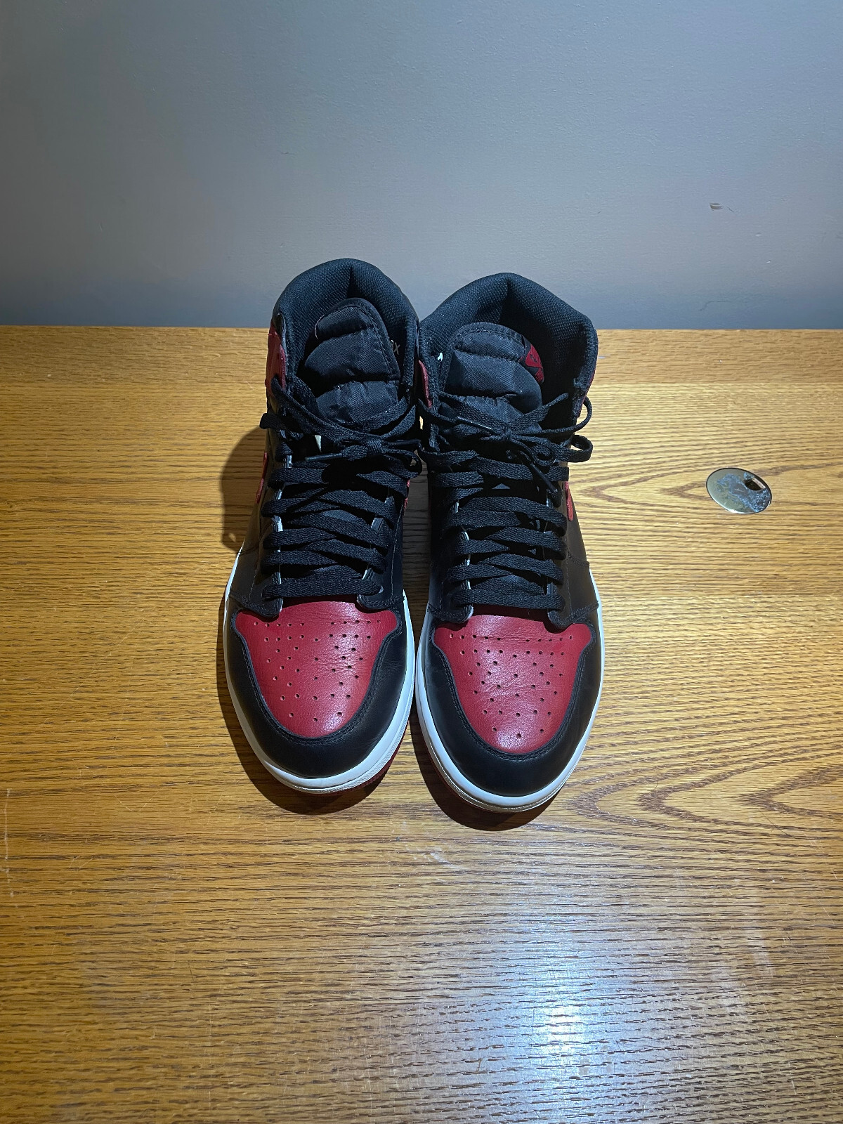 Size 12 - Nike Air Jordan 1 Retro OG High Banned, Bred 2016