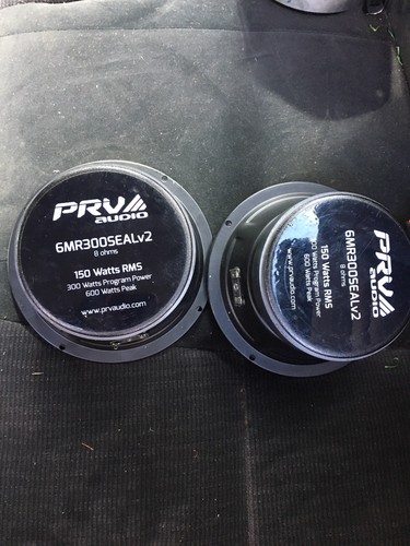 4x PRV Audio 69MR500-PhP-4 Mid Range Car Stereo Speaker 4 ohm 6x9 PRO 1000W