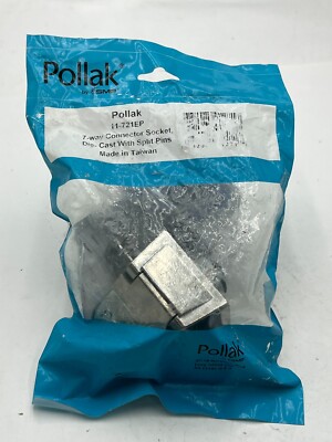 Pollak 7-Way Connector Socket, Die Cast With Split Pins  11-721EP