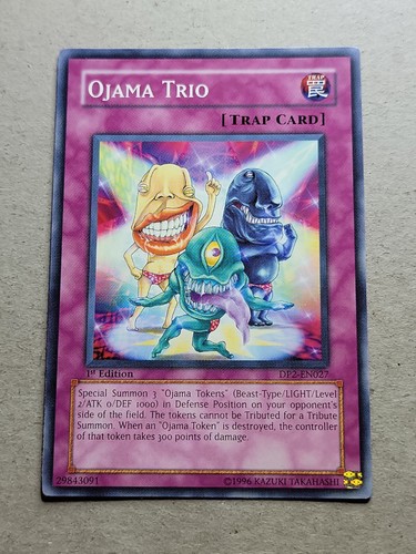 Ojama Trio - DP2-EN027 - 1st Edition - YuGiOh-LP