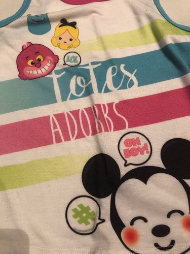 Disney Store Girls Pajamas Set Tsum Tsum 5/6