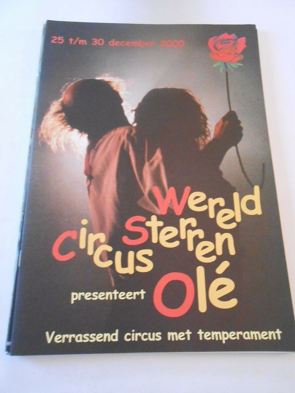 Programme Cirque/Circus Program 2000 Nederland Circus Wereld Sterren Trio OlÃ©