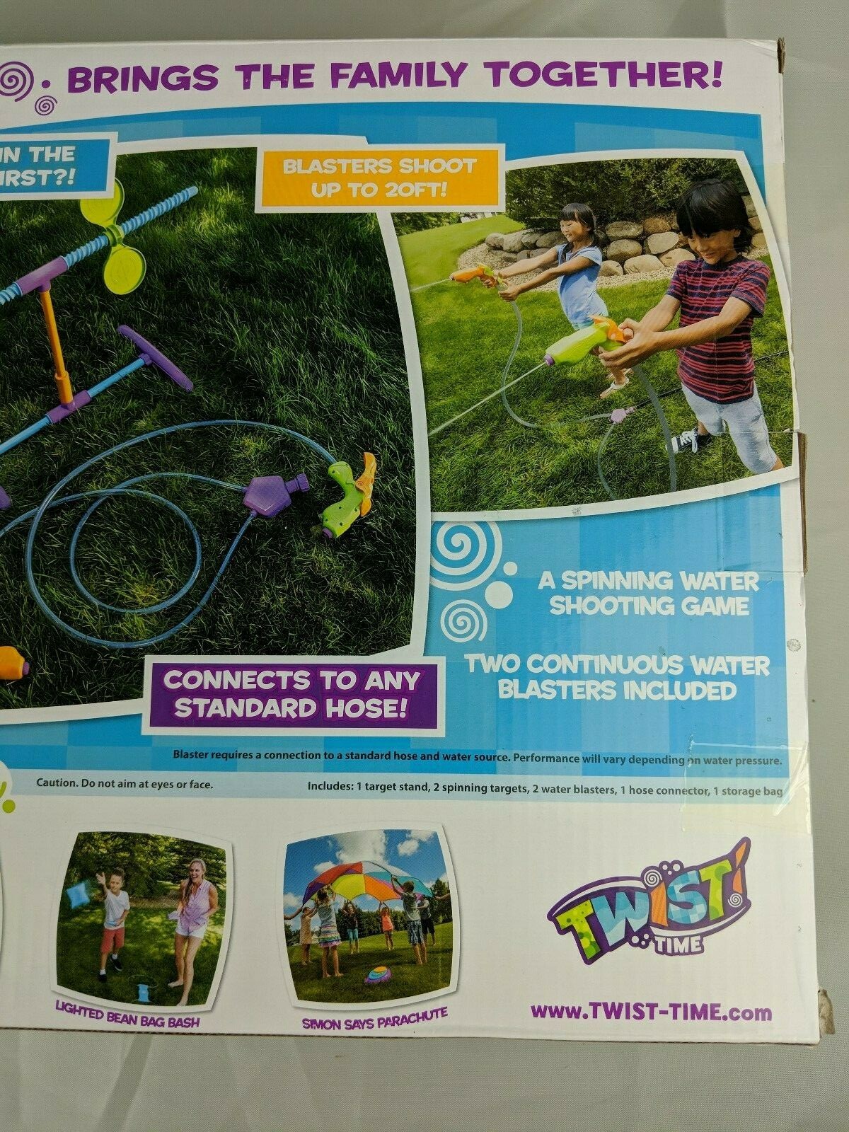 Wacky Water Range Outdoor Family Game Twist Time Garden Hose Game Summertime KID