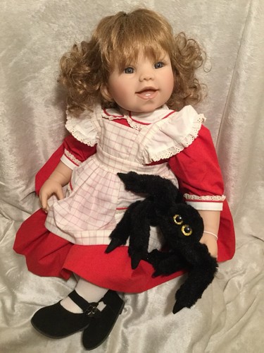 ?? RARE LEE MIDDLETON LITTLE MISS MUFFET HTF BLONDE CURLS GORGEOUS ??