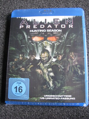 Alien Predator-Hunting Season Blu Ray DVD-2019 EU-Asylum-FSK 16-OVP-Xavi Israel