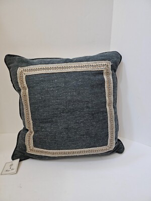 ROSE TREE QUINN DECORATIVE SQUARE PILLOW MULTICOLOR NEW