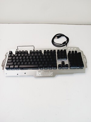 RedThunder K900 Gaming Keyboard RGB Backlit Semi Mechanical Keyboard