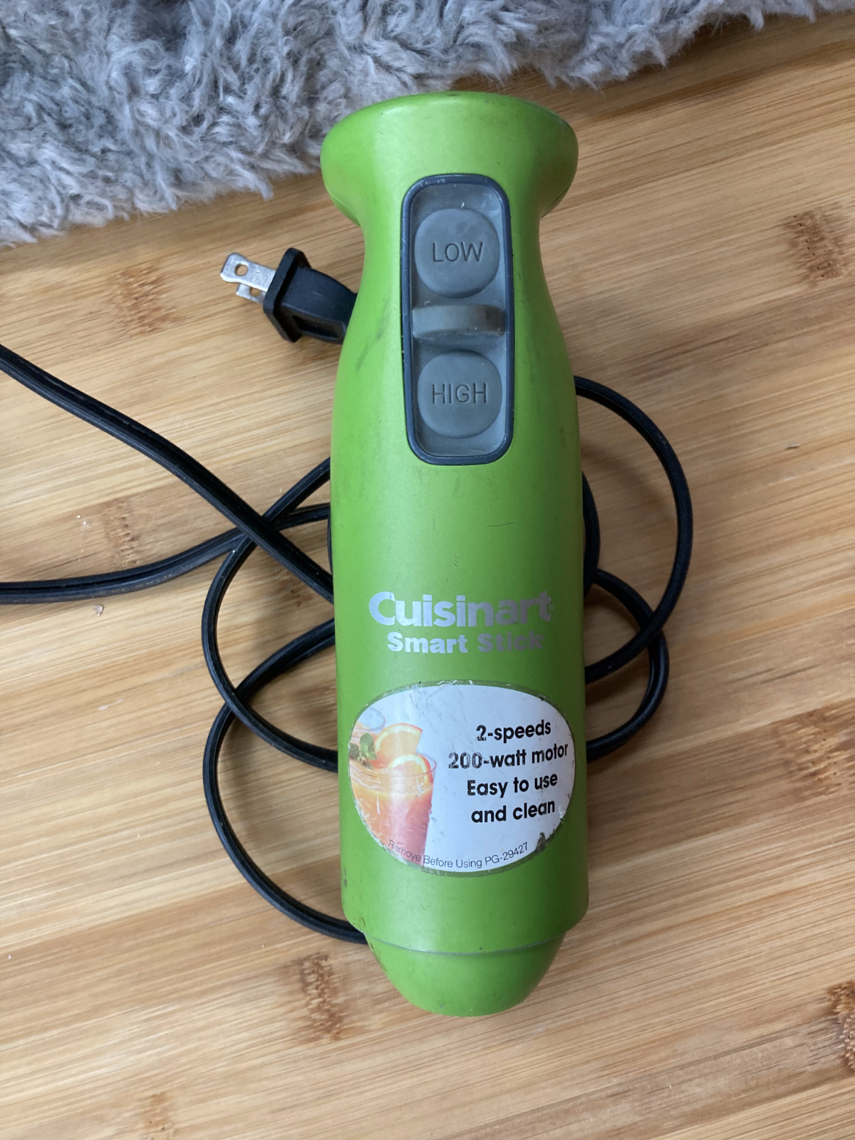 Cuisinart Cook Smart Stick CSB-75 Green, 2-Speed 200W Motor 