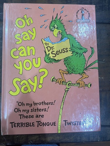 Oh say can you say? by Dr. Seuss 1979 Hardcover New