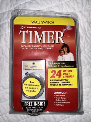Intermatic Programmable Electronic Wall Switch Security Timer Model EJ341C