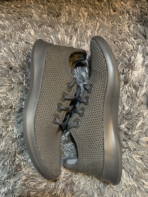 New Allbirds Tree Runners Lace Up Running Sneaker Women's Size 5 Jet Black/Black