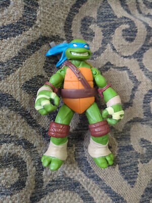 2012 Nickelodeon TMNT Teenage Mutant Ninja Turtle Action Figure Leonardo 4.5  S7