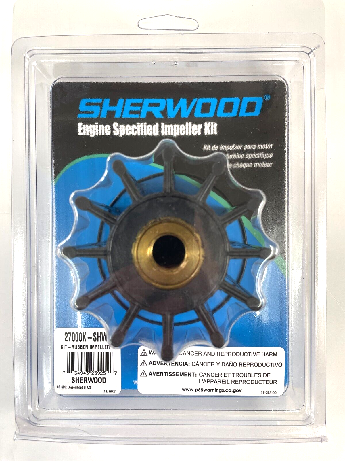 Sherwood 12 Blade Impeller Kit 27000K