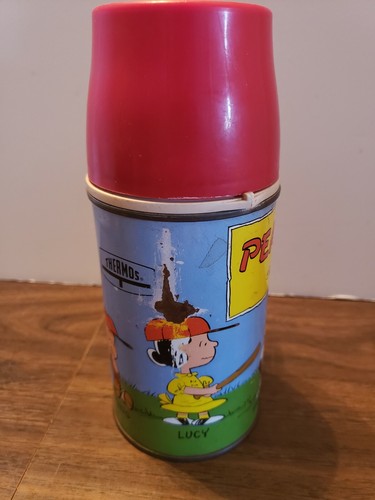 VINTAGE- 1959 KING-SEELEY THERMOS CO. Peanuts Thermos