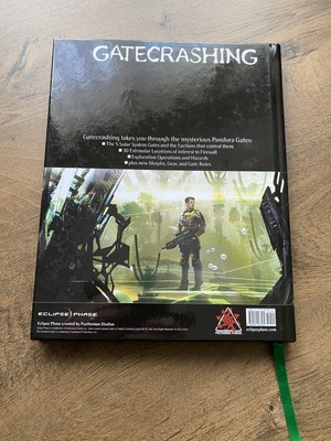 Eclipse Phase: RPG Book Gatecrashing (2010 Hardback 1st Printing) Posthuman