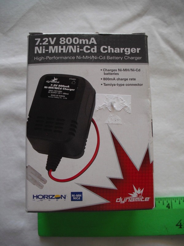 Horizon Hobby DYN4051 NI-MH/Ni-Cd Charger, 7.2V 800mA, RC R/C Plane Boat Car