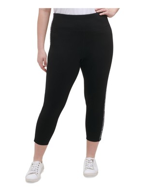 

Черные женские узкие леггинсы с логотипом CALVIN KLEIN PERFORMANCE для работы, плюс, Черный, PF1X6508
