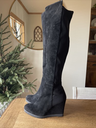 （US発）Stuart Weitzman オーバーニーブーツ ギフトにも Stuart Weitzman | Shoes | Stuart Weitzman Hiline Black Suede