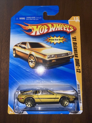 Hot Wheels 2010 New Models 81 DeLorean DMC-12 Opening Rear H
