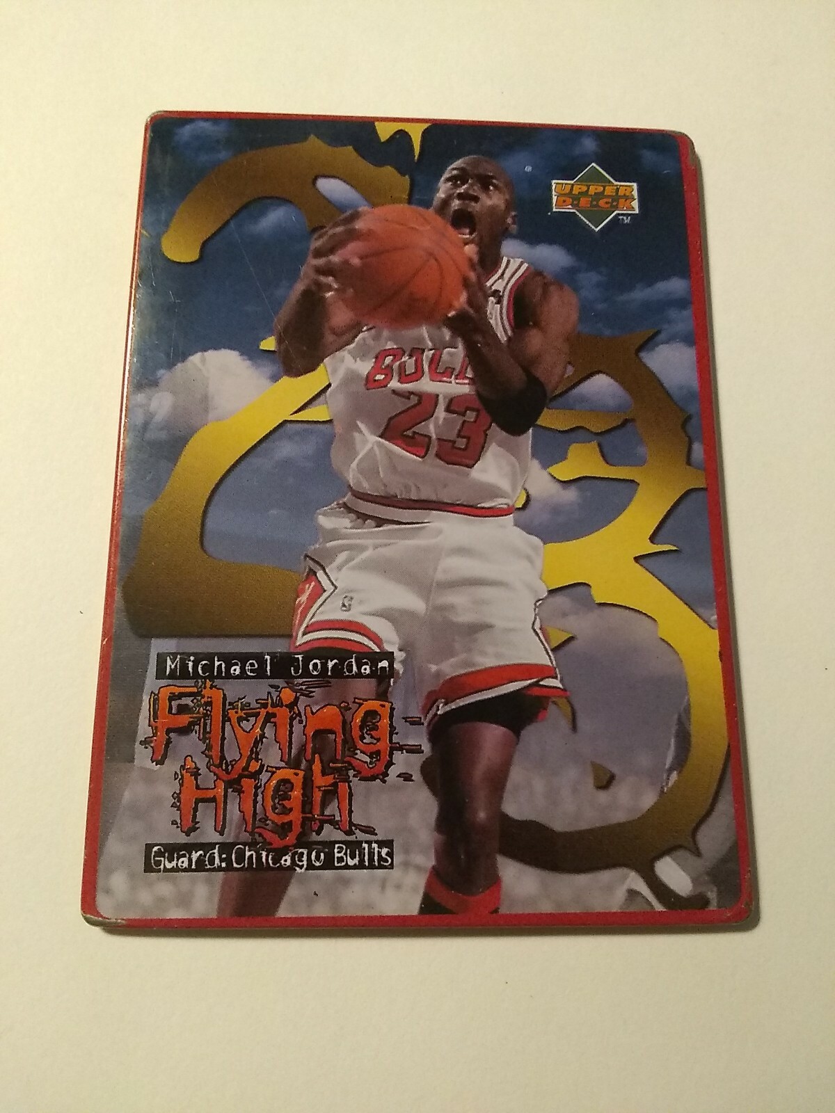 michael jordan flying high upper deck