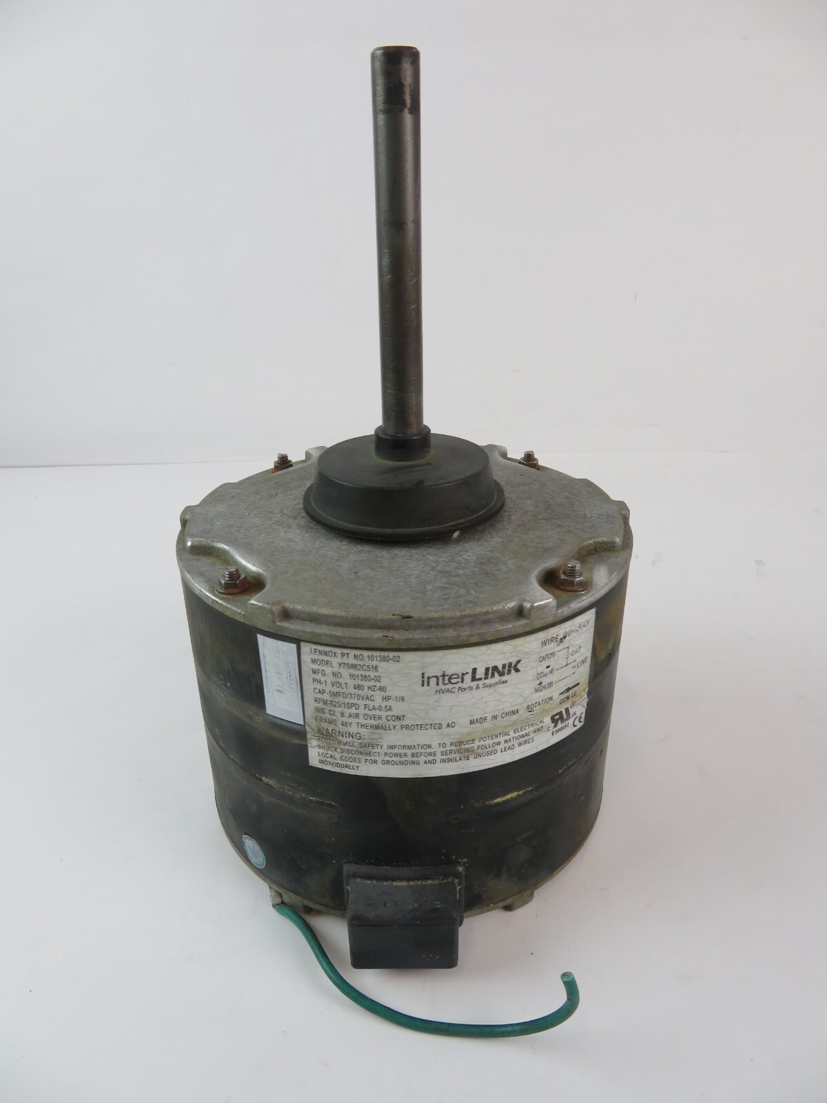 Lennox / InterLink 101380-02 Fan Motor (Y7S862C516-02) HVAC