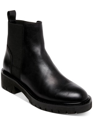 

STEVE MADDEN Женские черные ботильоны челси на платформе 1/2 дюйма со скольжением на блочном каблуке, размер 6 м, Черный, GLID01S1