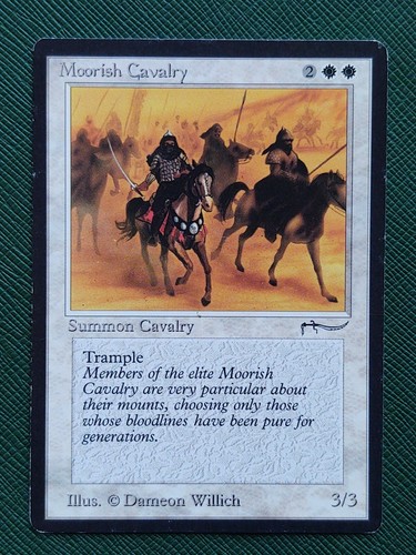 MTG 1x Moorish Cavalry - dark MP Arabian Nights Magic | eBay