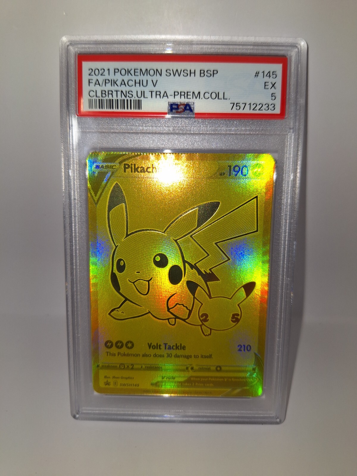 CRIMP ERROR! Pokemon Celebrations Pikachu Gold Card - PSA | eBay CRIMP ERROR! Pokemon Celebrations Pikachu Gold Card - PSA | eBay