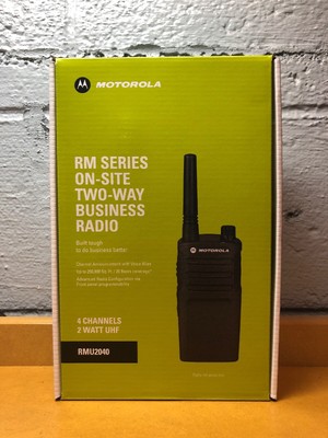 Motorola RMU2040 Business 2-Way Radio Holster Battery Charger Tray Brand New. Buy it now for 124.99