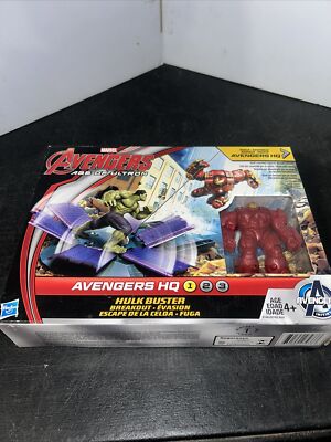 New In Box Marvel Avengers Age of Ultron Hulk Buster Breakout Action Figure Set