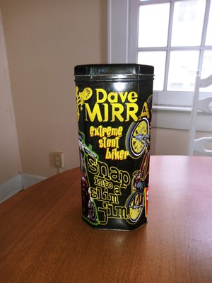 Vintage Slim Jim Tin Can Dave Mirra Extreme Stunt BMX Biker 2000 2001 Goodmark