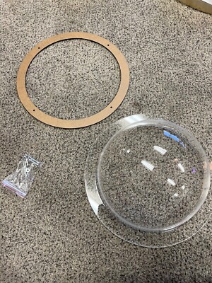 Pet Dog Fence Window Cat Peek bubble Durable Acrylic Clear Dome Window 