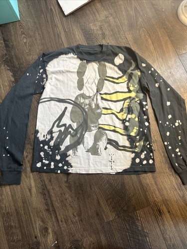 新作【CUKTAS JACK】CACTUS JACK FOR FRAGMENT LOGO L/S T-SHIRT Travis Scott Cactus Jack x Kaws For Fragment L/S Long Sleeve