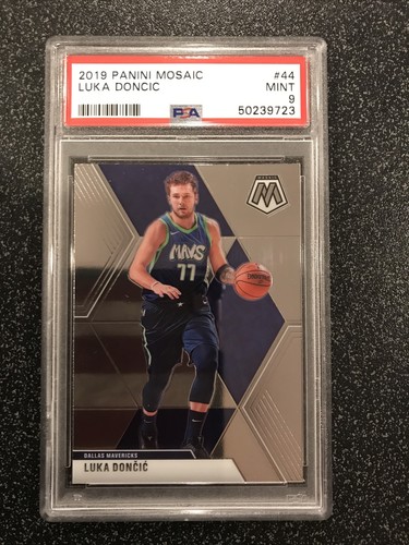 LUKA DONCIC 2019 Panini Mosaic CARD #44 GRADED PSA 9 MINT