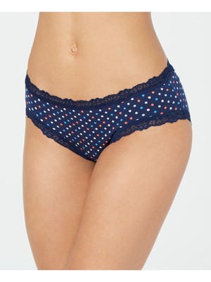 

JENNI Intimates Темно-синее хипстерское белье в горошек, Navy, 100065981