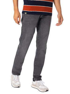 

Мужские винтажные узкие прямые джинсы Superdry, серые, Grey, M7010887A-6AE