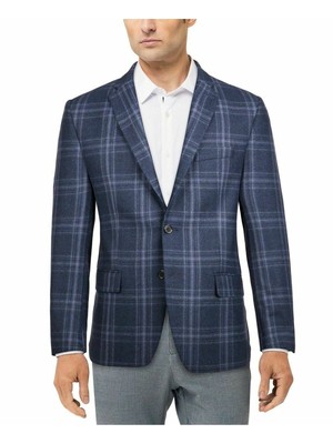 

RALPH LAUREN Мужская темно-синяя куртка в клетку, Navy, LETO12P10134