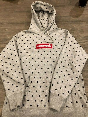 supreme dotted hoodie