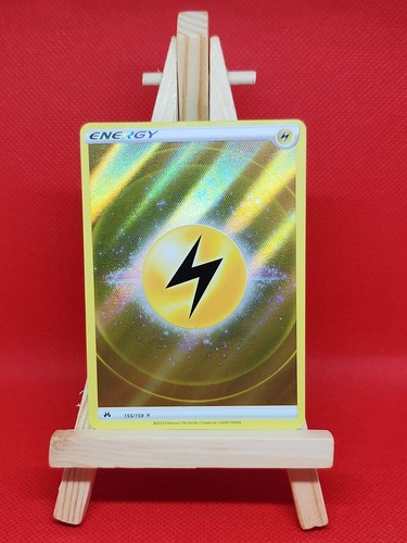 Pokémon TCG Lightning Energy 155/159 Holo Rare Crown Zenith